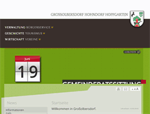 Tablet Screenshot of grossolbersdorf.de